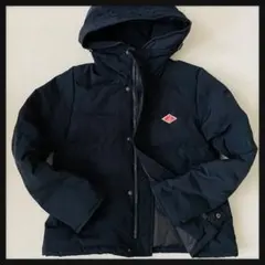m24【極美品】ダントン　ダウンジャケット36フード　ダークネイビーのサムネイル