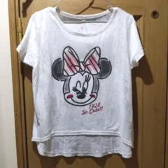 ディズニー　ミニーちゃんのゆったりＴシャツ　サイズ160　(u164)のサムネイル