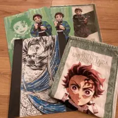 鬼滅の刃 竈門炭治郎 クリアファイル タオルまとめ売り