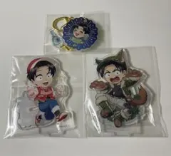 鬼滅の刃 実りの秋まつり 2025 アクリルスタンド くま缶バッジ 嘴平