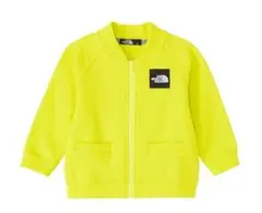 美品★NORTH FACE　スウェットロゴジャケットジップ トレーナー　ネオン