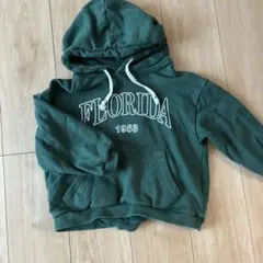 U.eo フロリダ プリント パーカー グリーン