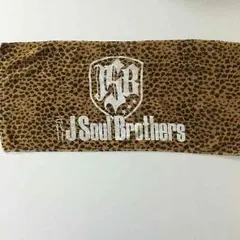 三代目J Soul Brothers ヒョウ柄フェイスタオル