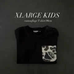 XLARGE KIDS カモフラポケット Tシャツ 90cm
