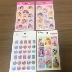 セリア ディズニープリンセス カプセルシール ストーンシール　3Dシール