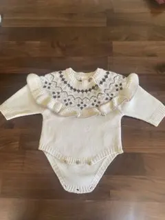 ★美品★Cottoli etc...2着セット　秋冬ベビーロンパース　70cm