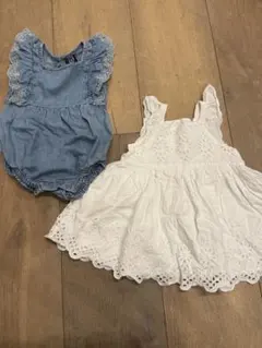 ★GAP ベビーロンパース・ワンピースセット　70センチ★