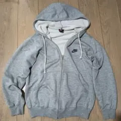 希少初期80s NIKEナイキワンポイントロゴフルジップパーカー日本製　紺タグ