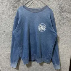 【R602】 BILLABONG スウェット トレーナー サイズM ブルー 青