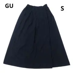 GU 黒 フレアスカート Sサイズ ロングスカート