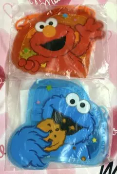 USJ ホテル宿泊特典　セサミストリート　チケットホルダー　2点セット①