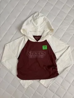 新品 repipi armario スプレーラメロゴパーカー