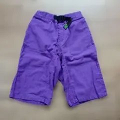 GLOBAL WORK パープル クライミングハーフパンツ 130〜150cm