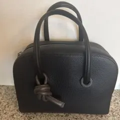 未使用級】VASIC ヤンチェオンテンバール 2way ハンドバッグ 黒 - メルカリ
