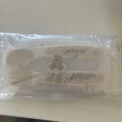 【新品未使用】petit main ベビー用スプーンフォークセットのサムネイル