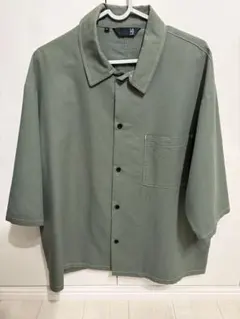 LAKOLE グリーン 半袖シャツ Mサイズ