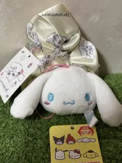 シナモロール ぬいぐるみ マスコットとシナモロールシュシュのセット