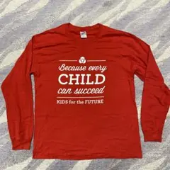 GILDANロンT赤古着L長袖ギルダンusnアンダーウエアipfuインナーusa