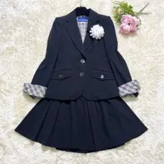 極美品★バーバリーブルーレーベル　140〜160 キッズ　入学式　セットアップ