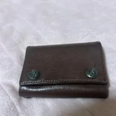 CHROME HEARTS 三つ折りフローラル財布 ブラウンのサムネイル