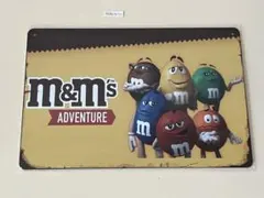 M&M's ADVENTURE ブリキ看板 インテリア