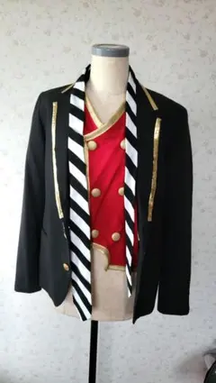 あんスタ 月永レオ コス用制服パーカー,ネクタイ/バッジ(ACOS製