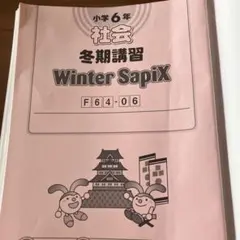 サピックス6年社会冬期講習テキスト - メルカリ