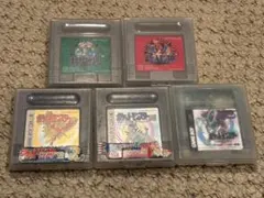 ポケットモンスター 緑赤金銀クリスタル 5本まとめ