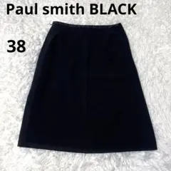 【美品☆】Paul Smith BLACK ブラック 膝丈スカート 38のサムネイル