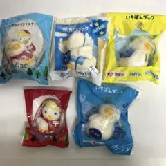 アフラック 郵便局 ダック ぬいぐるみ 5体セット★未開封★ゆうパケット発送