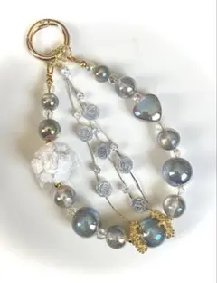 ビーズ キーホルダー 携帯ストラップ バッグチャーム