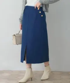 完売品✨ROPÉ デニムライクポケット付きタイトスカート サイズ36