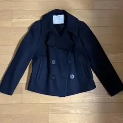 新品未使用FIDELITY レディースPEACOATネイビー　ピンバッジ付き