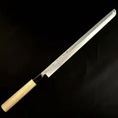 値下げ』中川作 柳刃包丁 白ニ水本焼 尺 黒檀柄 - メルカリ