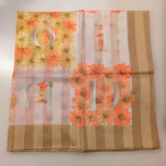 Christian Dior 花柄 ハンカチ