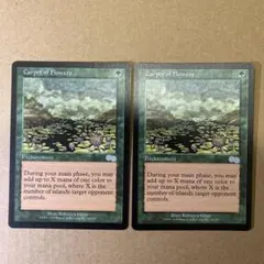 MTG 花の絨毯/Carpet of flowers 英語2枚