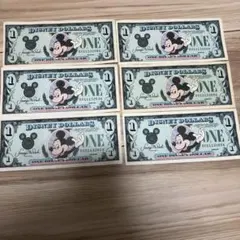 ディズニーダラー6枚セット