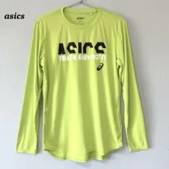 良品✨ アシックス　ロンT 速乾　ドライ　エナジーグリーン　スポーツウェアのサムネイル
