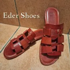 Eder Shoes エダーシューズ レザーサンダル レッド 37 ベイクルーズのサムネイル