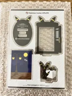 新品未開封 ポケセン リザードン賞 ブラッキー アクリルスタンド