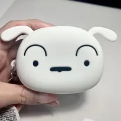 クレヨンしんちゃん シロ シリコンフェイスポーチ ポーチ 小銭入れ
