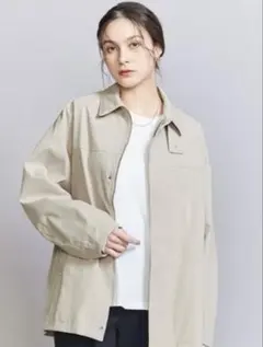 【美品】ツイルジップコート　-撥水加工-