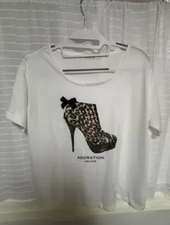 JEWELIUM 半袖Tシャツ ヒールプリント ホワイトのサムネイル