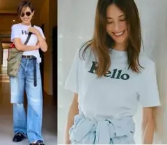 美品　マディソンブルー　定番「Hello」T シャツ　00　ホワイトのサムネイル