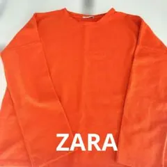 ZARA TRAFALUC オレンジ 長袖Tシャツ Sサイズ