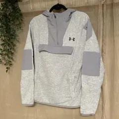 UNDER ARMOUR グレー フード付きパーカー LG