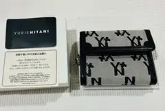 YURIE NITANI 三つ折り財布 ホワイト/ブラック