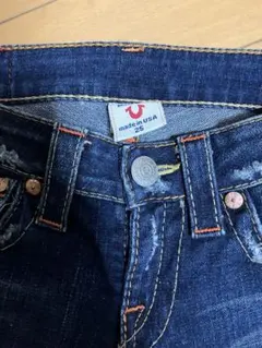 USA製 TRUE RELIGION デニムパンツ フレアパンツ ロゴ エビス