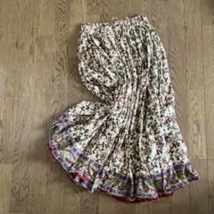 【美品】インド綿フレアスカート