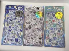光るジュエルプチドロップ ふわふわうみのなかまたち ほしぞらドロップ　3点